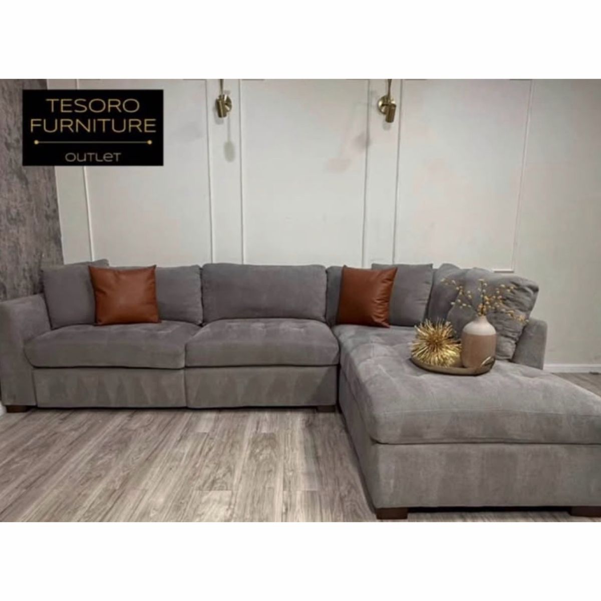 MILES POWER FOOTREST SECTIONAL WE OFFER DELIVERY