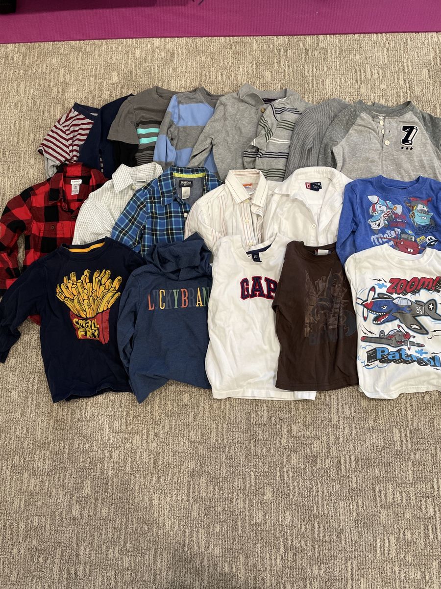 4T Boys Long Sleeve Shirts