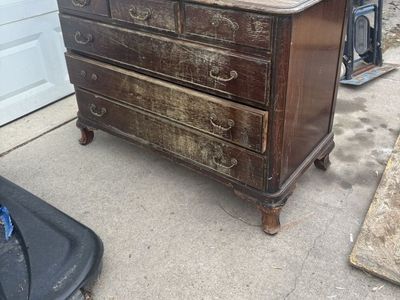 Vintage Wooden Dresser