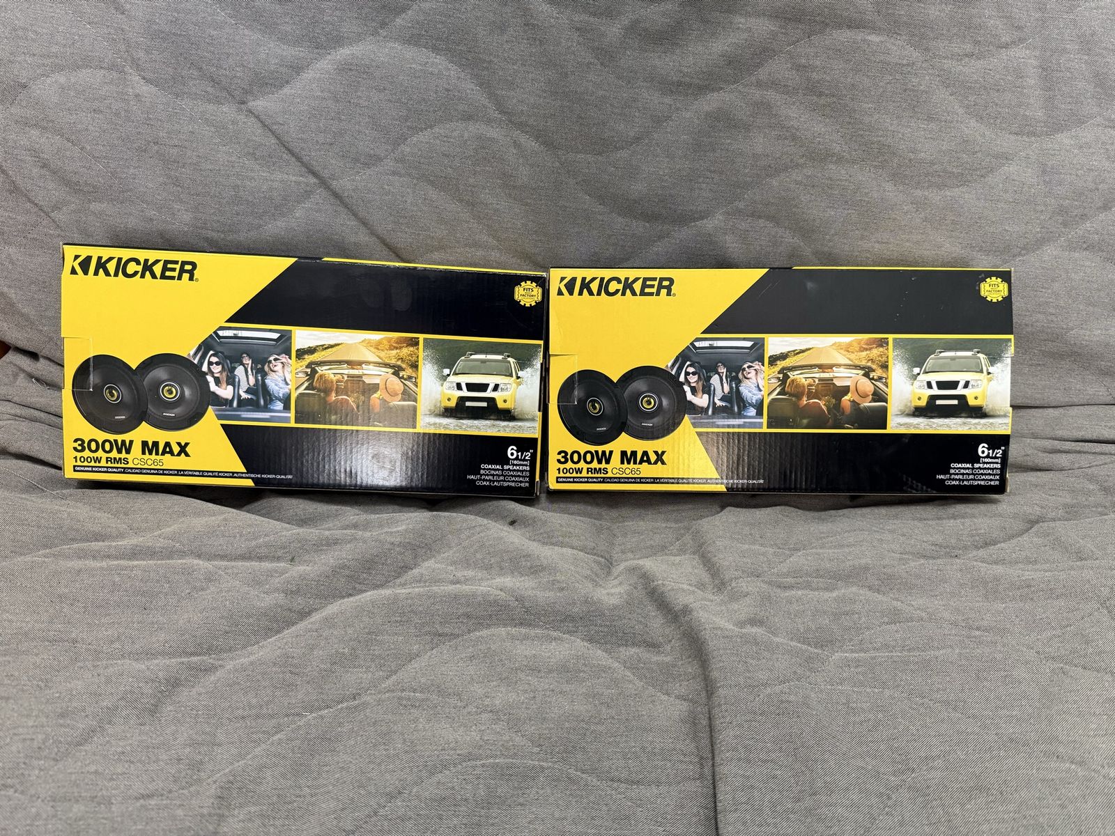 Brand-New Kicker CSC65 6.5-inch Aftermarket Car Speakers (4-Count)