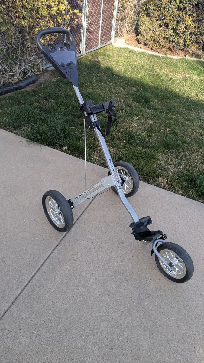 Orlimar EZ Roll 3-Wheel Foldable Golf Push/Pull Cart