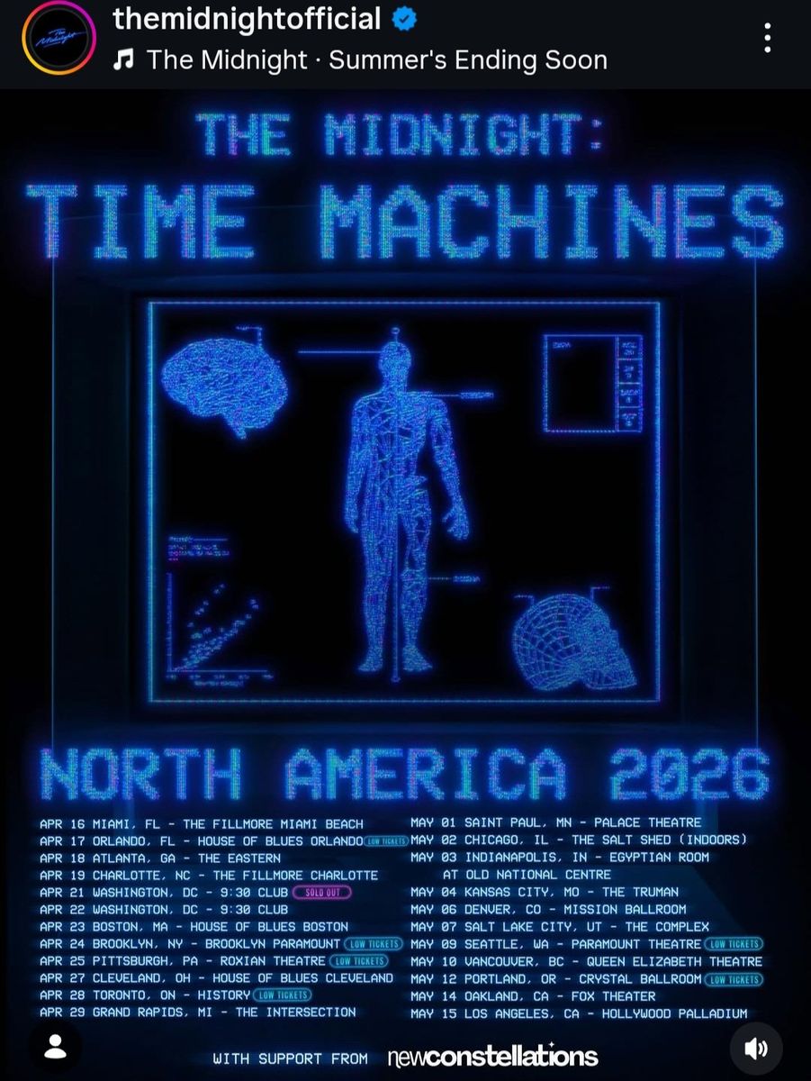 The Midnight Concert Tickets 5/7/26