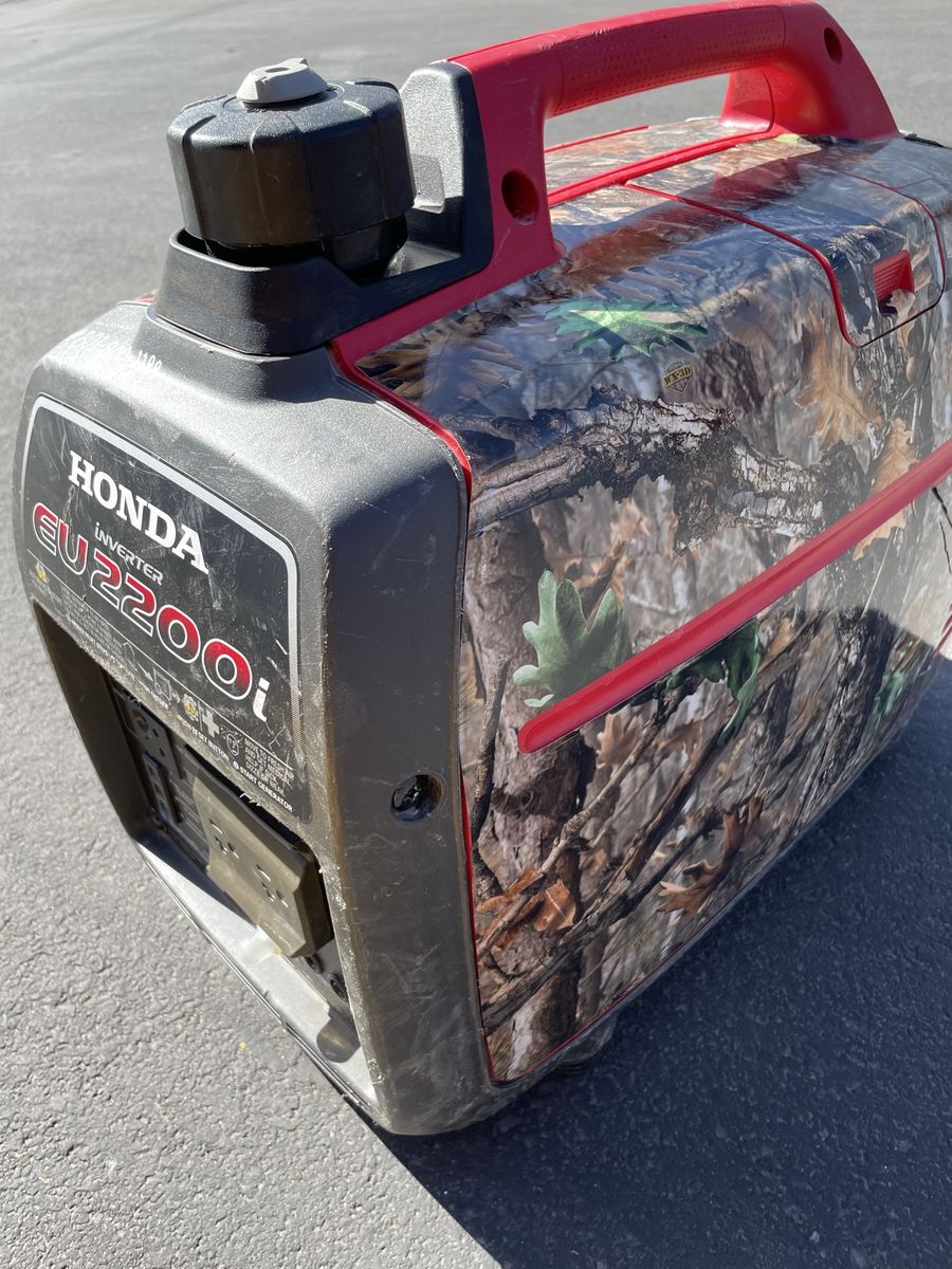 Honda EU2200i Inverter Generator Camouflage 2200-Watt Portable Power