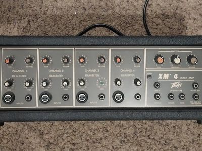 Peavey XM 4 Mixer Amp Head 4-Channel PA System