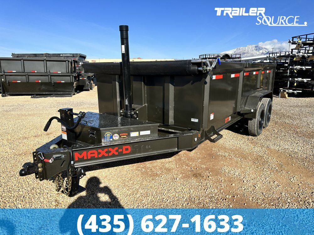 7x16 Maxx-D DTX Dump Trailer - 36" Sides - 17.5K GVWR