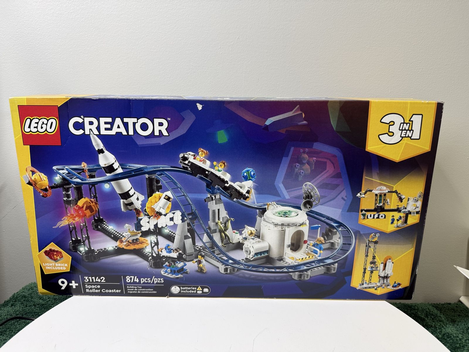 Lego Space Roller Coaster - 31142 - Factory Sealed With Slight Box Damage