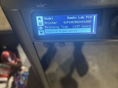 Bambu Lab P1S 3D Printer with AMS Unit Enclosed High-Speed Desktop Printer