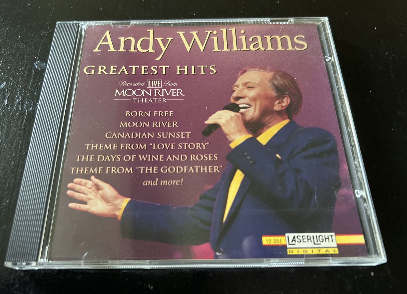 CD - Andy Williams Live from Moon River Theater - Greatest Hits
