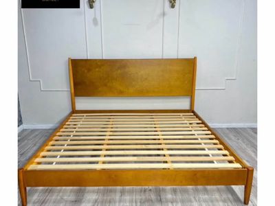 NEW CROSLEY KING MCM BED AMAZING DEAL