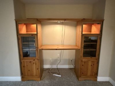 Knotty Alder Entertainment Center