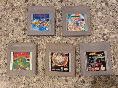 Nintendo Gameboy game bundle including Super Mario Land! trades considered!