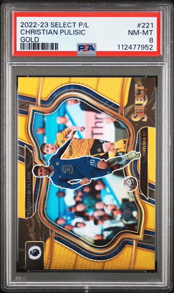 2022 Select Christian Pulisic Gold /10 #221 PSA 8