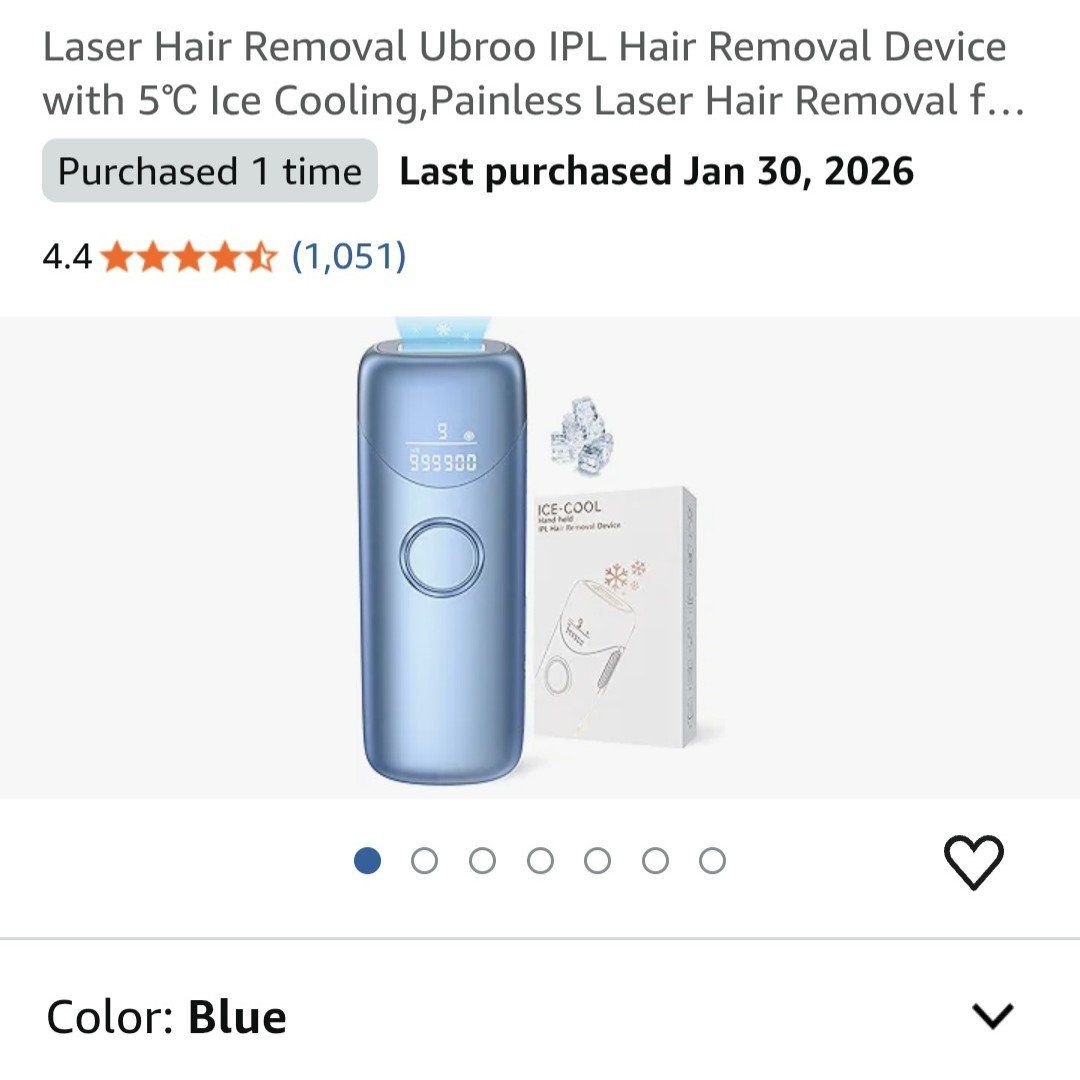 Brand new laser hair removal device