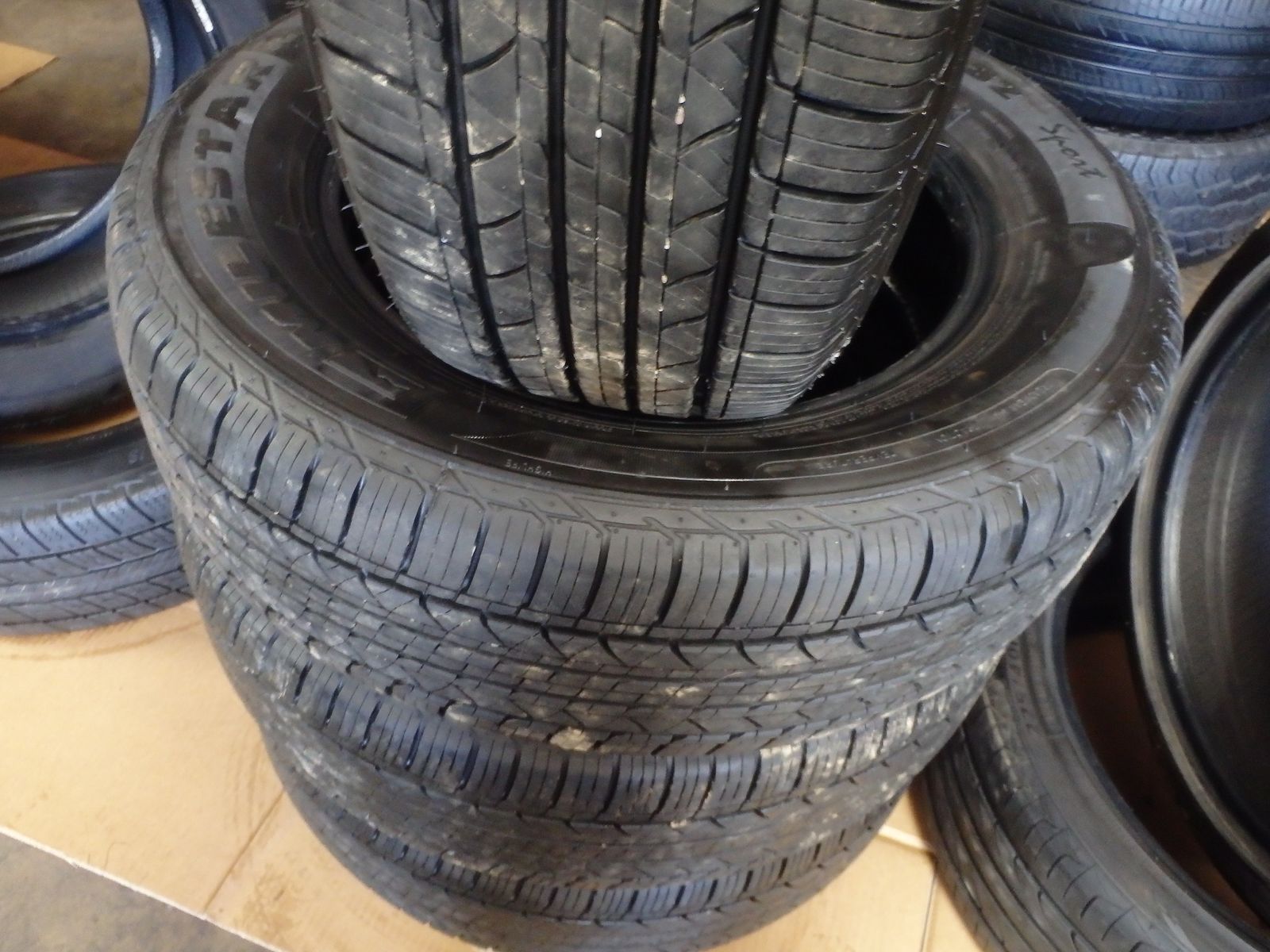 225/65R17 MILESTAR MS932 SPORT SET OF USED TIRES