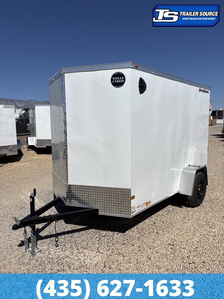 6x10 Wells Cargo Fast Trac Deluxe Enclosed Cargo Trailer - 6'6" Interior - 3.5K GVWR -