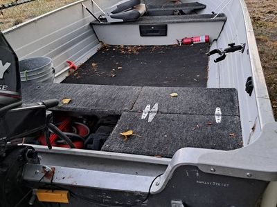 Crestliner fishing boat/ mercury 4 stroke motor