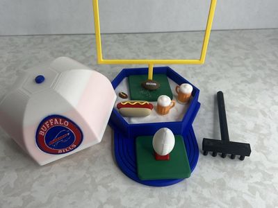 Buffalo Bills Beach Day Desk Decor Playset/zen garden
