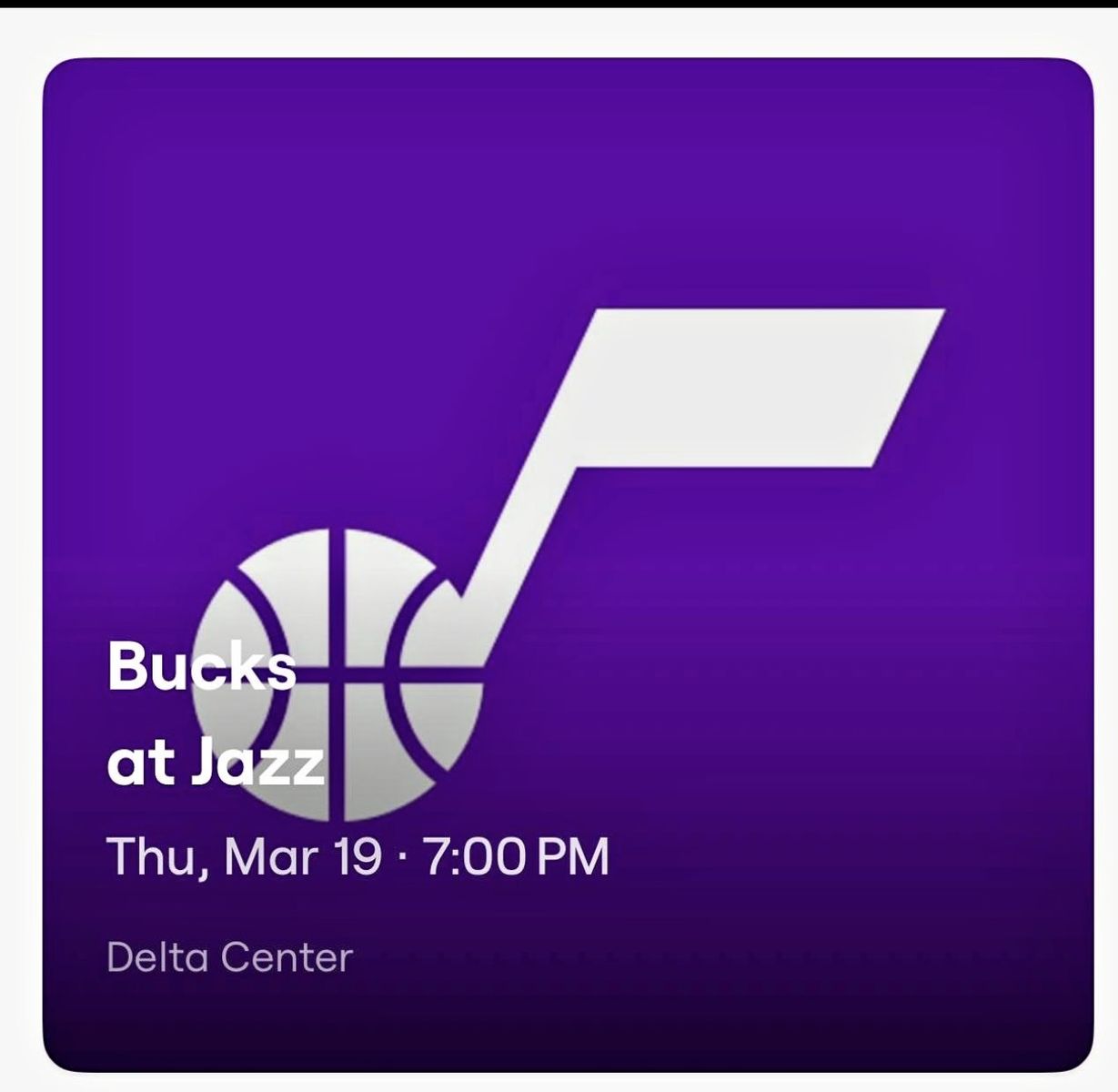 Utah jazz vs bucks march 19th