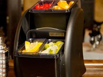 Brand New 4 Tray Condiment Station