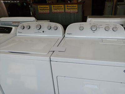 Whirlpool Extra Large Capacity Washer and Dryer~90 Day Guarantee~With Agitator