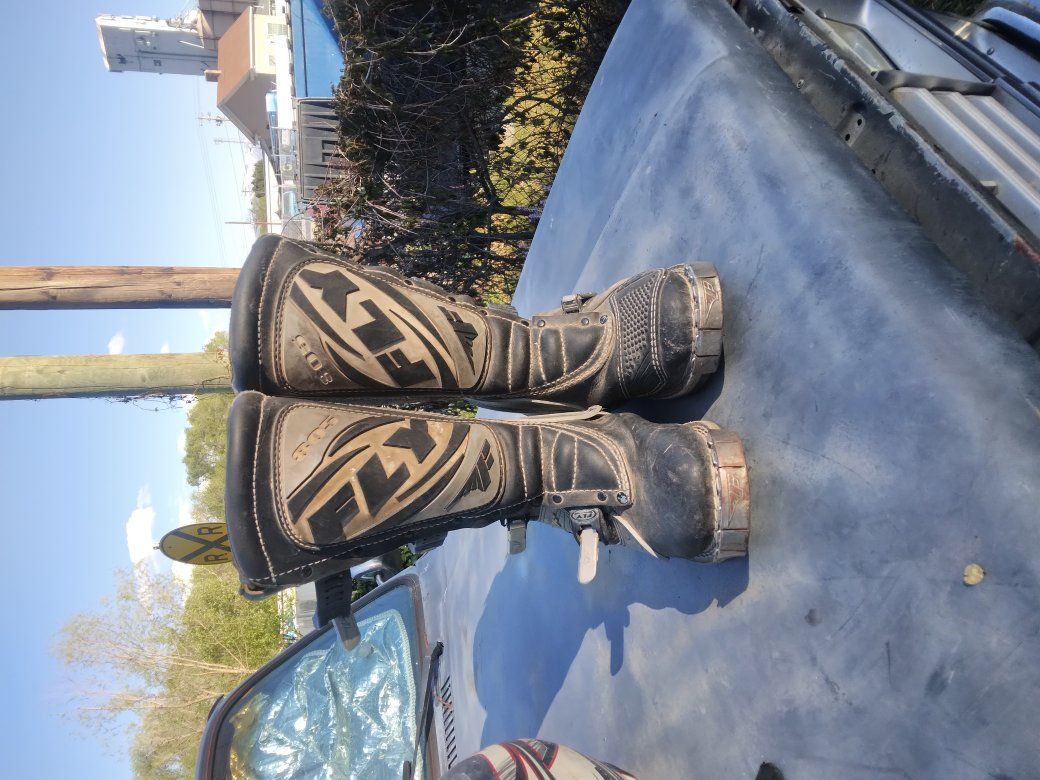 Fly dirt bike boots