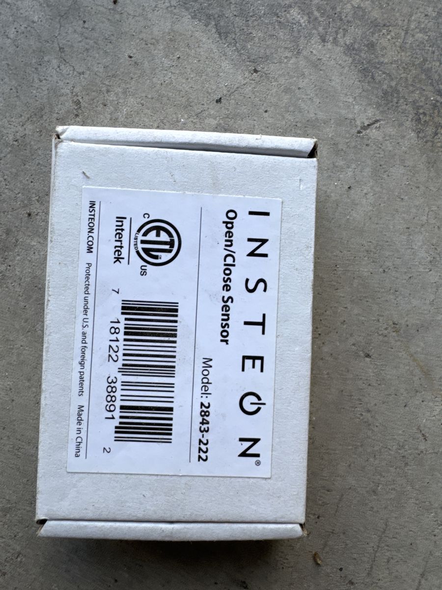 INSTEON Open/Close Sensor Model 2843-222 - Smart Home Security Device