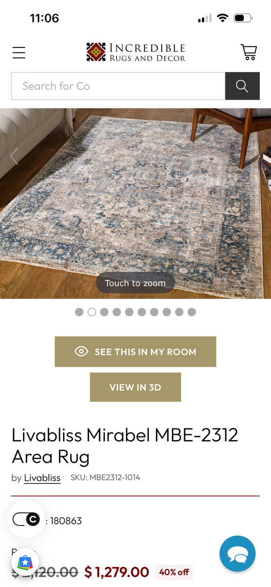 Livabliss Mirabel MBE2312-1014 10ft x 13ft Area Rug