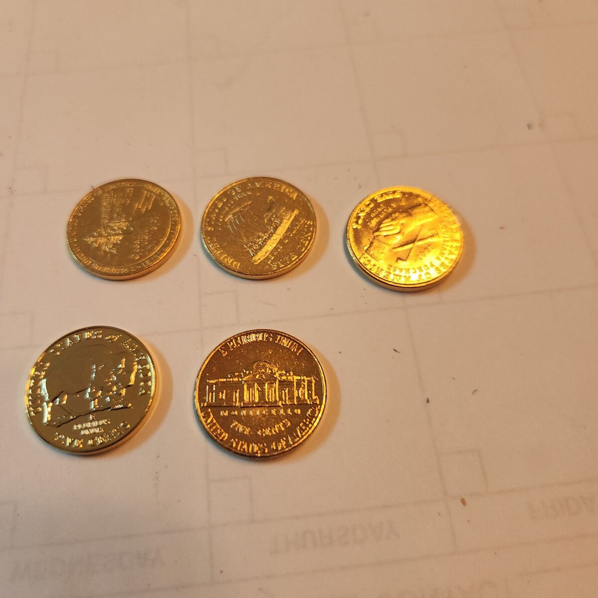 Golden westward nickels