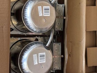 Commercial Electric H3 6-inch Recessed Downlight 2-Pack - New