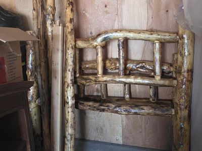 Custom Log Bed Frame Full/Queen