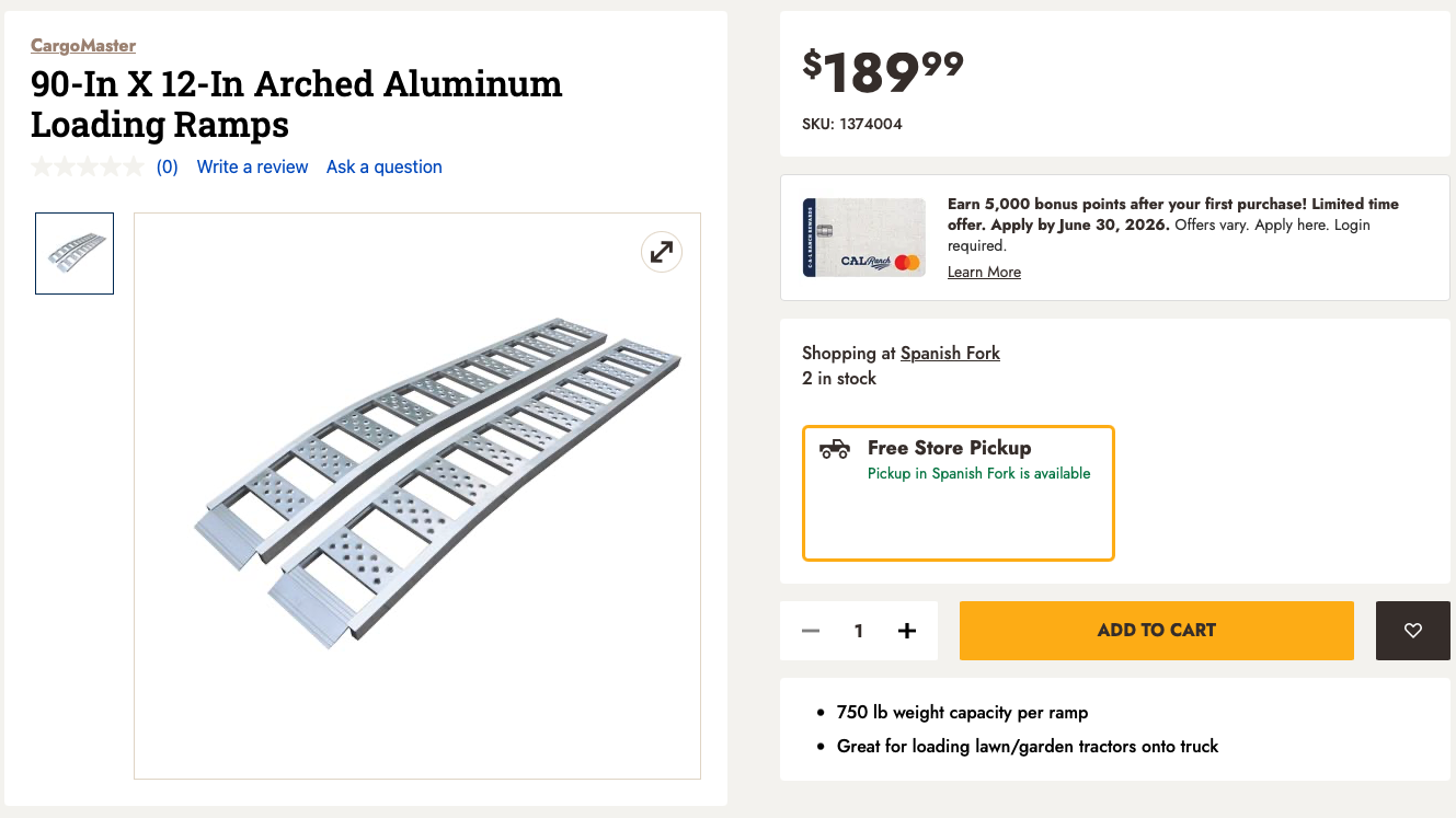 ATV Ramps Aluminum
