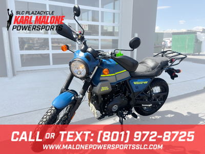 2023 Royal Enfield Scram 411 Skyline Blue - UR0094