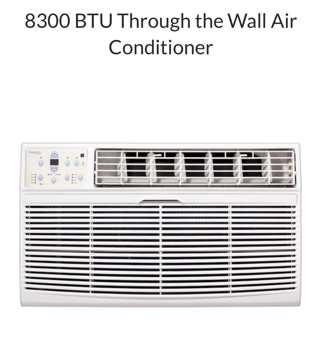 Brand new seasons  8300 BTU Through-the-Wall Air Conditioner - 115V, 3 Fan Speeds, 4 Modes, EasyCool,