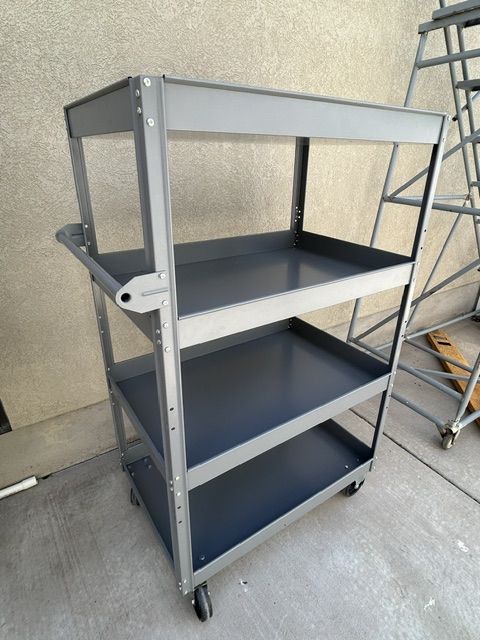 Uline - 4 Shelf Steel Cart with wheels