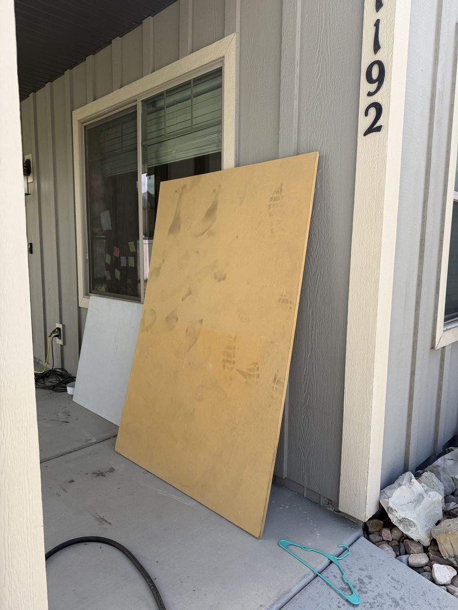 MDF board 4x6 ft