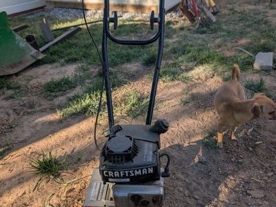 Craftsman 32cc Mini Tiller 10-inch, Compact Garden Cultivator