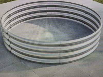 Raised Garden Bed 5x5x1 Galvanized Steel