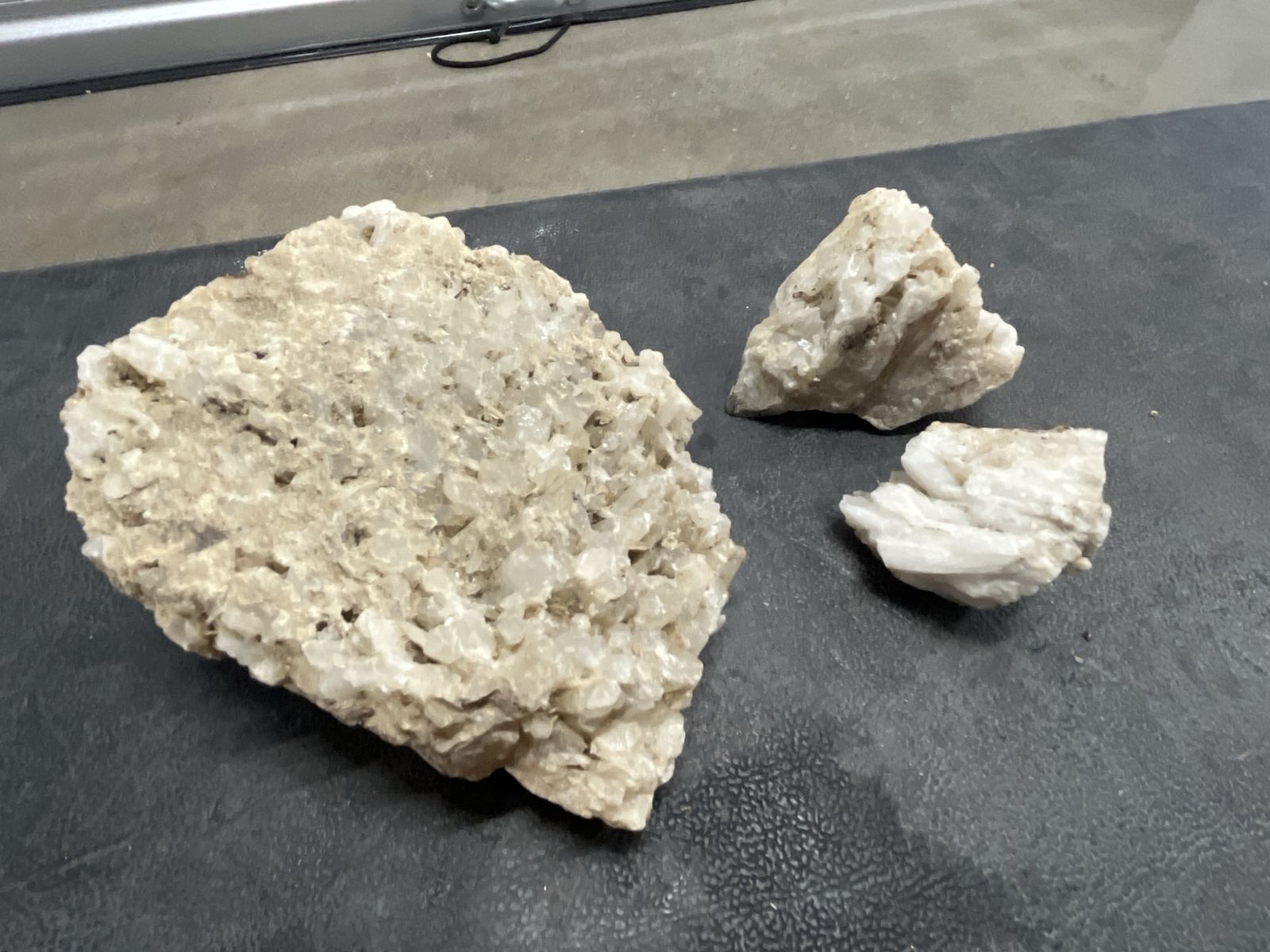 Raw Quartz Crystal Chunks - Natural White Gemstone for Collection or Crafting (3 pcs)