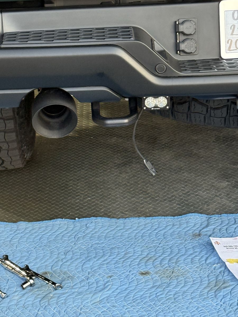 Ram 1500 Auxiliary Reverse Light Mounting Brackets (Pair)