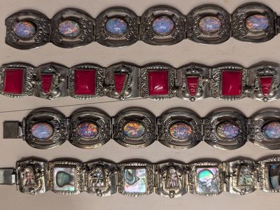 Vintage Mexican Sterling Silver Bracelets