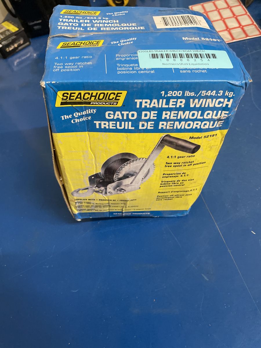 Seachoice 52191 Boat Trailer Winch 1200 Lb