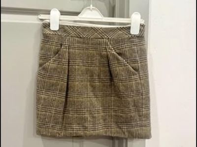 Womens Plaid Skirt