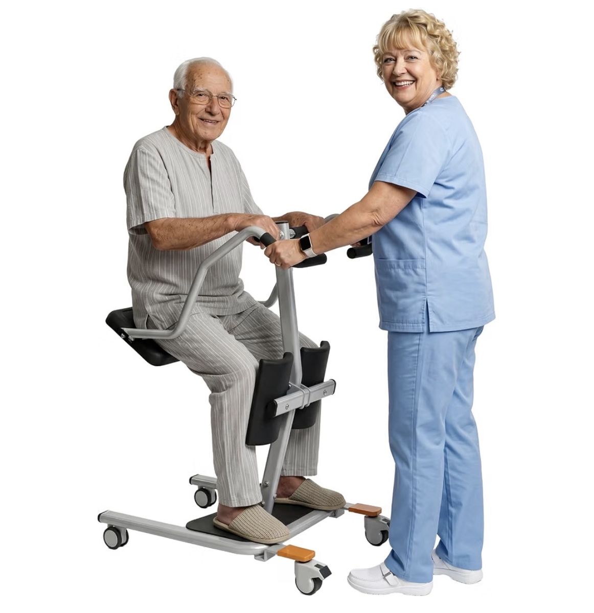 Patient Transfer Chair Mobility Aid Sit-to-Stand Assist Device. New