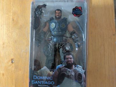 NECA Gears of War 3 Dominic Santiago Action Figure - Player Select w/ Sawed-Off Shotgun