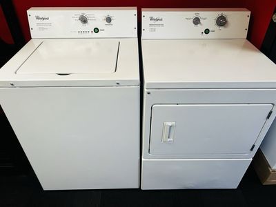 Whirlpool Commercial Electric Top Load Set