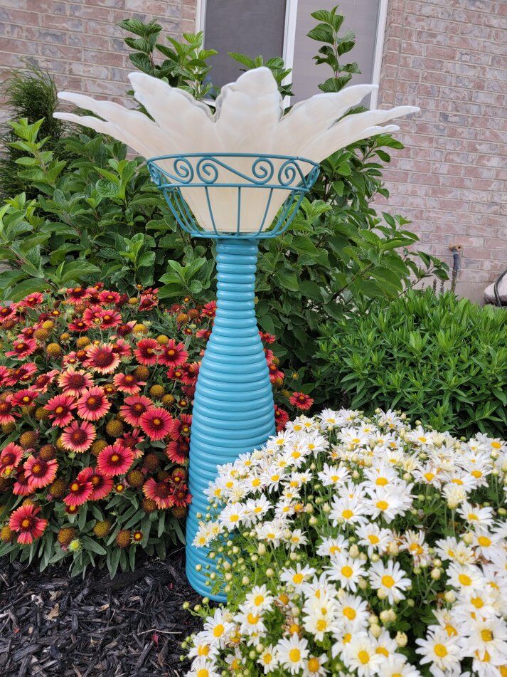 Artisan Birdbath & Pollinator's Oasis