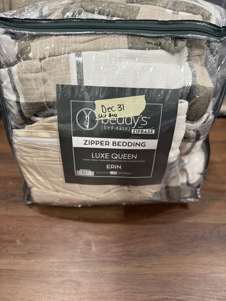 Beddys QUEEN Erin minky Zipbase