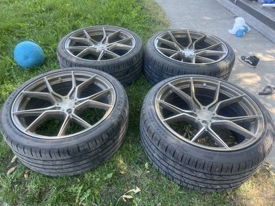 Stance 19 rims 5x114.3 wheels Jdm Acura Honda Toyota Nissan 19x9.5 19x8.5 vtec turbo