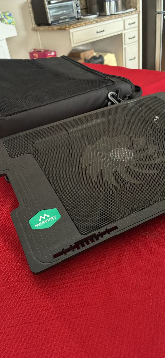 Merkury Innovations Laptop Cooling Pad with Adjustable Stand and Bag