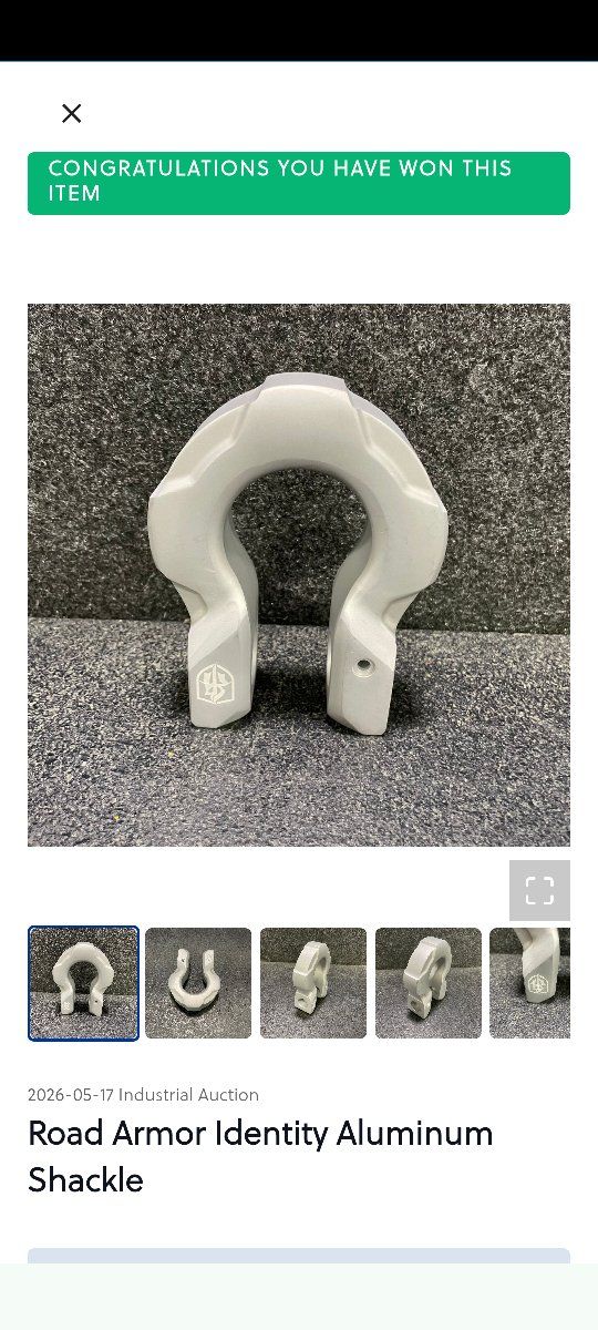 Road Armor Identity Aluminum Shackle - Durable Off-Road Recovery Gear